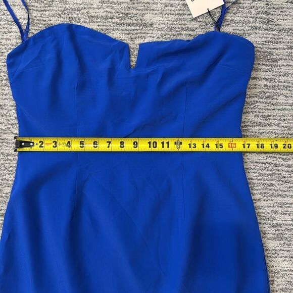 NWT Superdown Revolve Isidora Strapless Mini Dress in Blue XL - Picture 9 of 13